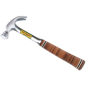 Estwing  16 Oz. Smooth-Face Curved Claw Hammer with Leather-Covered Steel Handle - 1 of 1