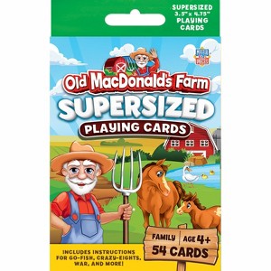 MasterPieces Kids Games - Old MacDonald's Farm - Supersized Travel Playing Cards - 1 of 4