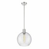 Margo Mid-Century Modern Pendant Light - Sleek White Glass Globe, 100W, Dimmable, Dry Rated - 3 of 4