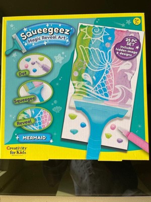 Creativity For Kids Squeegeez Magic Reveal Art Mermaid : Target