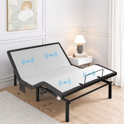 CENGHU Ergonomic Queen Size Adjustable Bed Frame with USB Ports, Head and Foot Incline, Wireless Remote Control, Massage, Under-Bed Nightlight