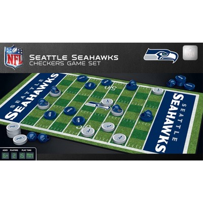 MasterPieces NFL Seattle Seahawks Checkers Board Game