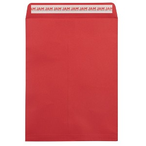 JAM PAPER Red 9 x 12 Open End Catalog Peel & Seal Envelopes, 50/Pack - 1 of 1