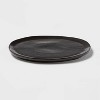 8" Earthenware Houlton Salad Plate Black - Threshold™: Traditional Round Microwave & Dishwasher Safe - 3 of 3