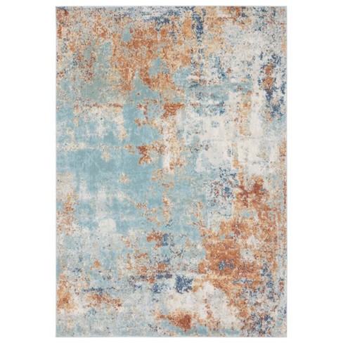 Luxe Weavers Abstract Stripe Brown 4x5 Area Rug : Target