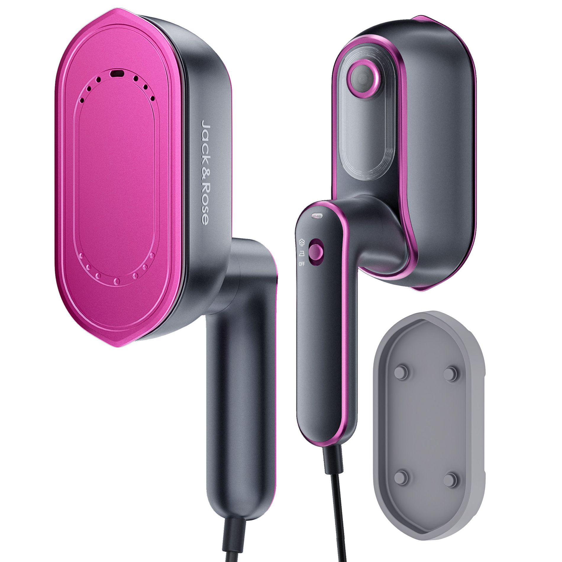 SI09 Travel Steamer Iron for Clothes,1200W Portable Handheld Steamer, 8-Second Fast Heat-Up, Large Ceramic Plate, for Travel & Home Use