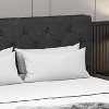 Bed Frame, Upholstered Platform with Adjustable , Upholstered Bed Frame with Linen Fabric Wrap, Platform Bed with USB Ports,Gray Queen Size - 4 of 4