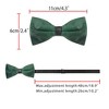 INSPIRE CHIC Men's Velvet Adjustable Pre-Tied Bow Tie - 3 of 4