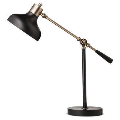 Crosby Schoolhouse Desk Lamp Black (Includes LED Light Bulb) - Threshold™