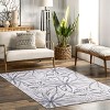Nuloom Emilia Tropical Pet Friendly Machine Washable Reverisble Area Rug - 2 of 4