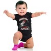 All I Want For Christmas Some Space Baby Romper Boys or Girls Brisco Brands - 4 of 4