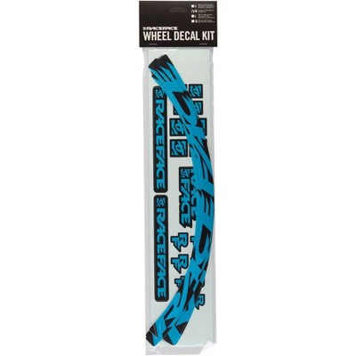 RaceFace Decal Kits: Neon Blue Medium Offset