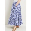 June + Vie by Roaman's Women's Plus Size Tiered Midi Skirt - 4 of 4
