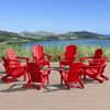 WestinTrends Malibu  HDPE Outdoor Folding Poly Adirondack Chair (Set of 8) - 2 of 4