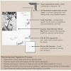 Ashton Signature Mat Picture Frame – Guest Book Alternative for Weddings, Graduations, or Retirement – Autograph Photo Mat for Signature Board - 2 of 4