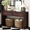 CAVINAS 55 inch Console Table with 2 Storage Drawers,Modern Entryway Table with Open Shelf for Living Room,Hallway - 4 of 4