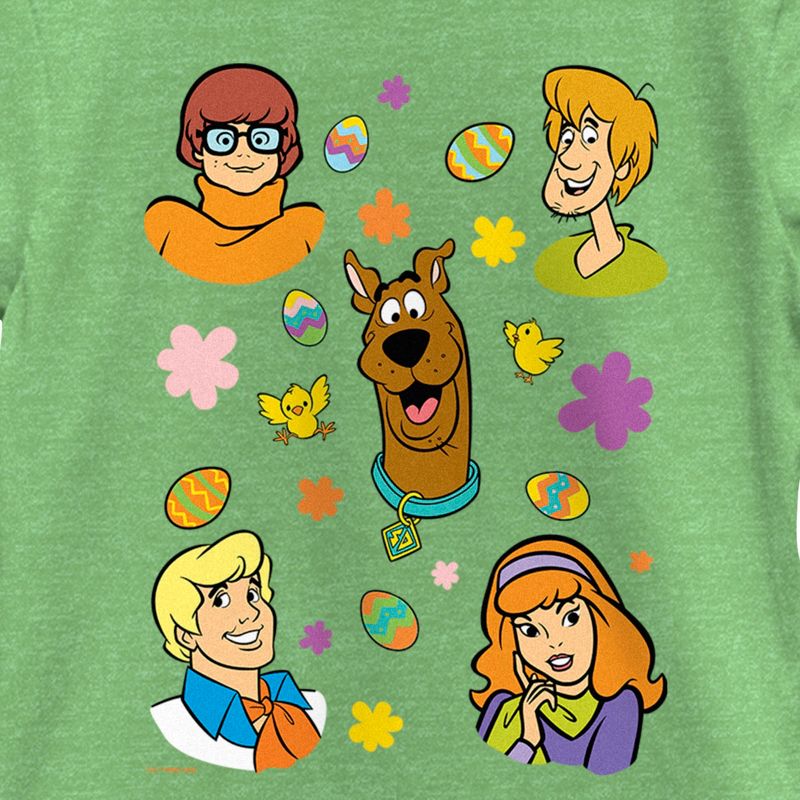Girl's Scooby Doo Easter Eggy Gang T-Shirt, 2 of 5