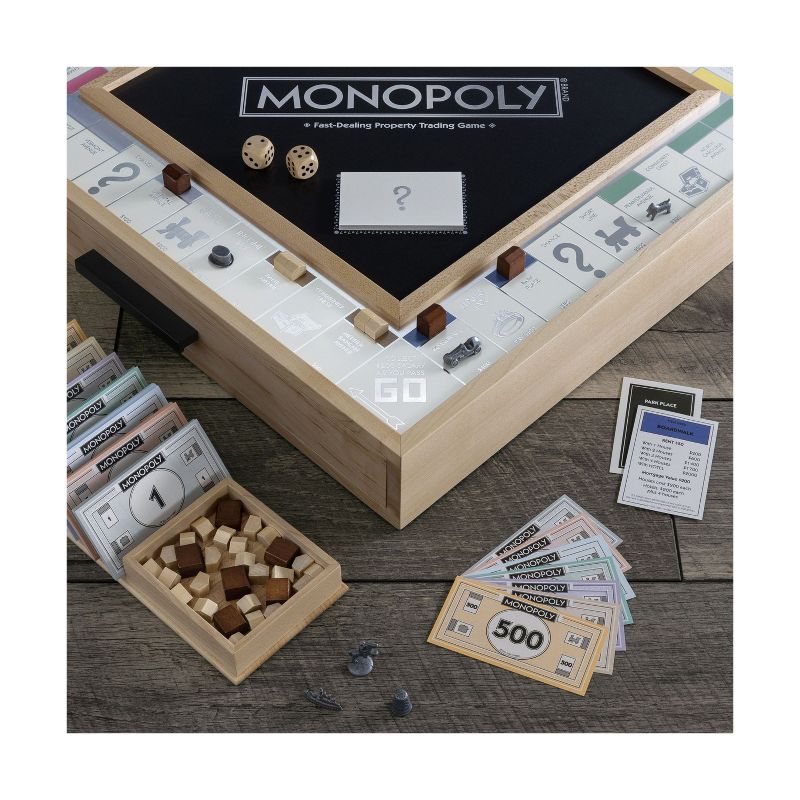 Monopoly (Luxe Maple) Board Game, 3 of 4