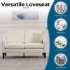 Karl Home |53.5 inch Square Arms Loveseat Sofa - 4 of 4