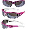 2 Pairs of Global Vision Eyewear Flash Point Safety Motorcycle Glasses with Flash Mirror, Flash Mirror Lenses - 2 of 4