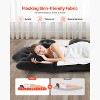 VEVOR Car Air Mattress, Inflatable Back Seat Car Camping Mattress, Flocking Travel Beds,Portable Sleeping Pad with Air Pump, 2 Pillows, Nozzle,Black - 4 of 4