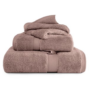Luxury Egyptian Cotton Heavyweight Ultra-Plush Towel Set by Blue Nile Mills - 1 of 4