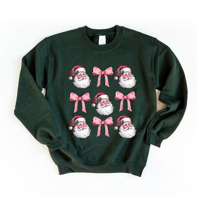 Simply Sage Market Women's Graphic Sweatshirt Coquette Santa Chart