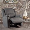 Gliding Recliner Chair with Swivel, Manual Glider Rocking Chair, CENGHU Adult Recliner Chair,Adjustable Modern Single Recliner Chair - 4 of 4