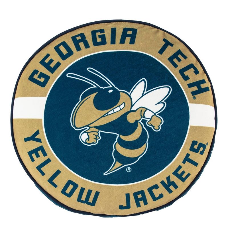 15&#34; NCAA Georgia Tech Yellow Jackets Cloud Pillow, 2 of 4