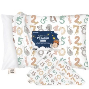 KeaBabies Toddler Pillowcase for 13X18 Pillow, Organic Toddler Pillow Case, Travel Pillow Case Cover - 1 of 4