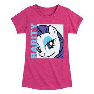 Girls' - My Little Pony - Rarity Fitted Short Sleeve Graphic T-Shirt - 1 of 4
