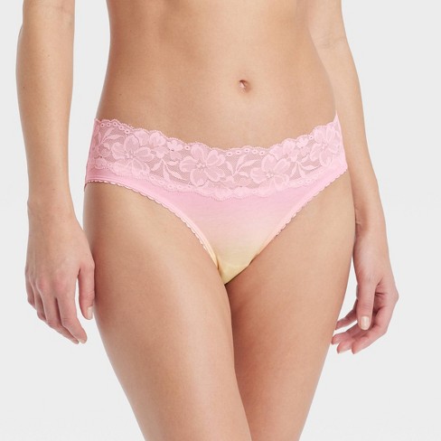 Jockey Generation™ Women's Recycled Seamfree Ribbed Bikini Underwear - Pink  Haze M : Target