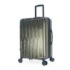 Olympia USA Checked Sidewinder 3-piece Expandable Hardside Spinner Luggage Set - 4 of 4