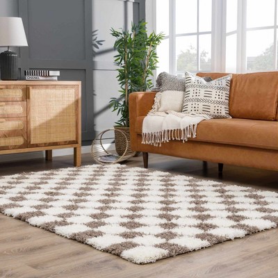 Hauteloom Rectangle Area Rug   Cream