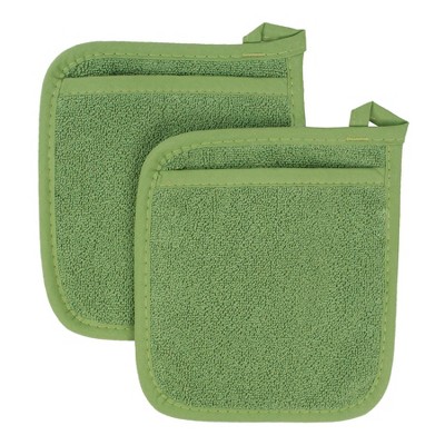 John Ritzenthaler Co. Terry Pocket Mitt Pot Holder, Set of Two