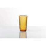 15oz 6pk Crystal Malcolm Ice Beverage Glasses Amber - Fortessa Tableware Solutions