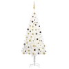 vidaXL Artificial Pre-lit Christmas Tree with Ball Set Xmas Tree Decoration - Gold 7 x 3 ft - 2 of 4