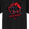 Dungeons & Dragons Displacer Beast Men's Black Crew Neck Short Sleeve Graphic Tee - 2 of 3