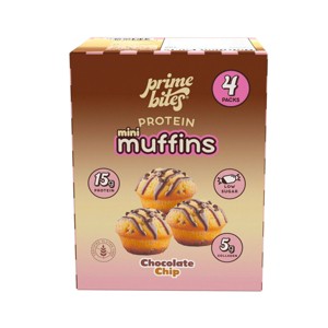 Prime Bites Chocolate Chip Protein Mini Muffins - 15g Protein