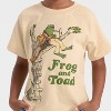 Toddler Boys' Frog and Toad Short Sleeve Graphic T-Shirt - Beige - 2 of 4