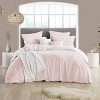 Swift Home | 3-Piece Reversible Solid Microfiber Duvet Cover Set (Comforter/Duvet Insert Not Included) - 2 of 4