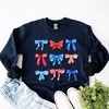 Simply Sage Market Women's Graphic Sweatshirt Patriotic Coquette Bow Chart - 3 of 3