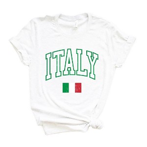 Simply Sage Market Women's Italy Flag Short Sleeve Graphic Tee - 1 of 4