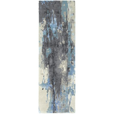 Oriental Weavers Galaxy 21906 Blue/ Grey Indoor Area Rug - 2'6" x 8'