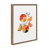 18" x 24" Sylvie Juicy Citrus Framed Canvas by Oris Eddu - Kate & Laurel All Things Decor - image 2 of 4