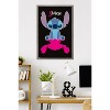 Trends International Disney Lilo and Stitch: Simply Stitch - Pink Shadow Framed Wall Poster Prints - 2 of 4