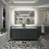 Apmir Super Bright Front & Back LED Lighted Anti-Fog Aluminum Alloy Framed Tempered Glass Bathroom/Vanity Mirror with ETL & 3-Year Warranty - 2 of 4