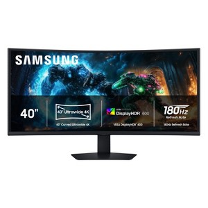 Samsung Odyssey G7 G75F 40" 4K HDR 180 Hz Curved Ultrawide Gaming Monitor - 1 of 4