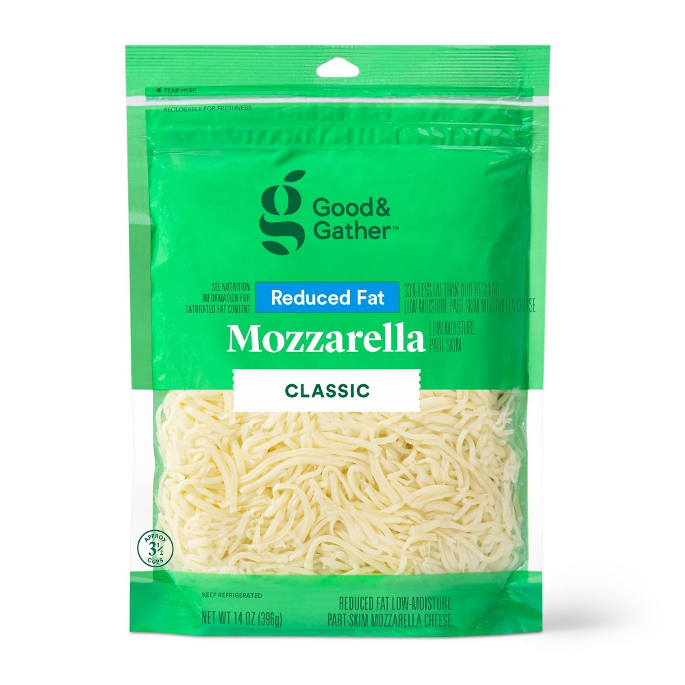 MOZZARELLA CLASSIC SHREDDED REDUCED FAT LOW-MOISTURE PART-SKIM CHEESE
