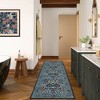 Floral Area Rugs for Living Room Bedroom Indoor Soft Low Pile Non-Slip Rug Farmhouse Rug Home Decor - 2 of 4